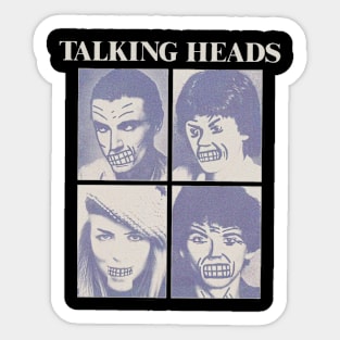 Talking Heads <> Graphic Design Sticker